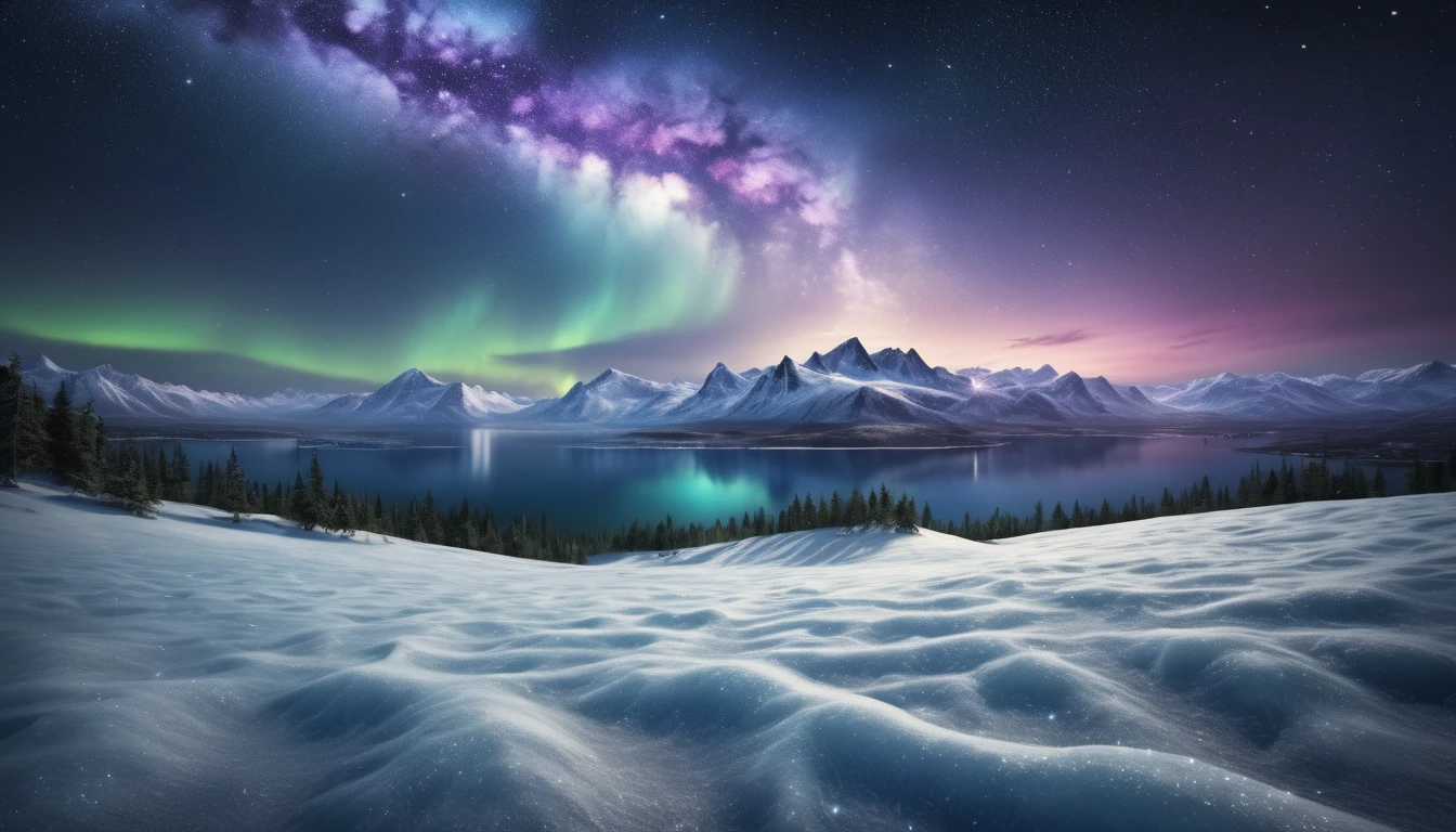 traumdeutung-polarstern-winterlandschaft-mit-polarlichtern Traumdeutung Polarstern
