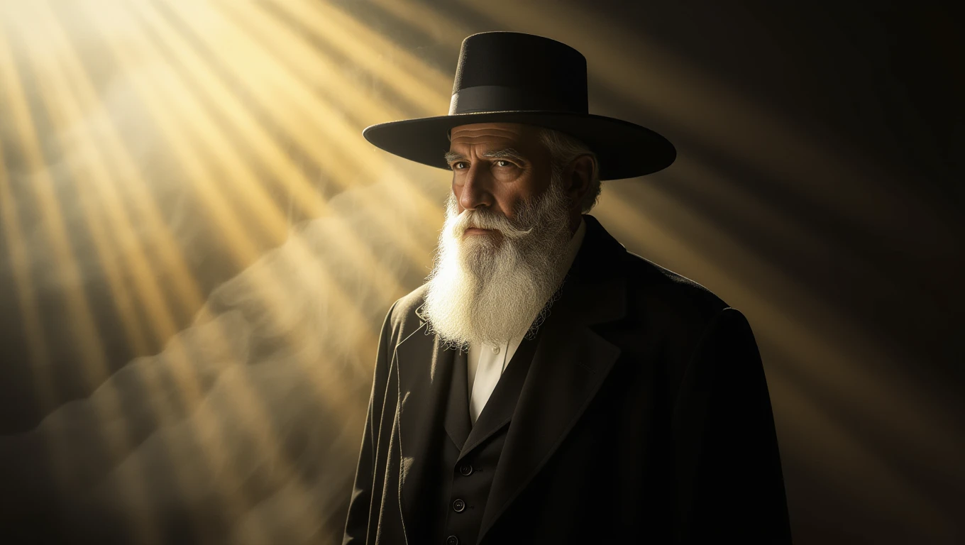 traumdeutung-rabbiner-der-weise-rabbi-in-licht-gehuellt Traumdeutung Rabbiner